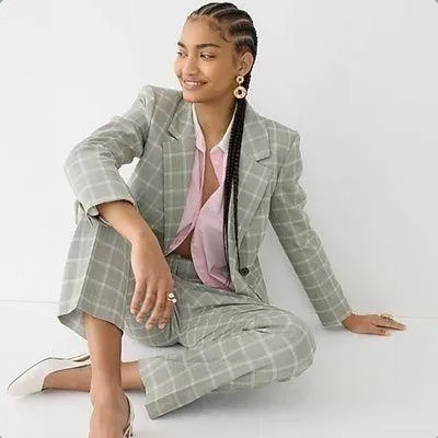 J. Crew Devon Plaid Blazer - Image 2