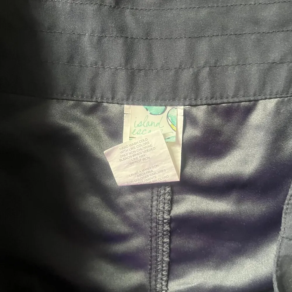 Y2k 2000s outdoorsy island escape blue athletic board shorts women's size 6 - Image 4