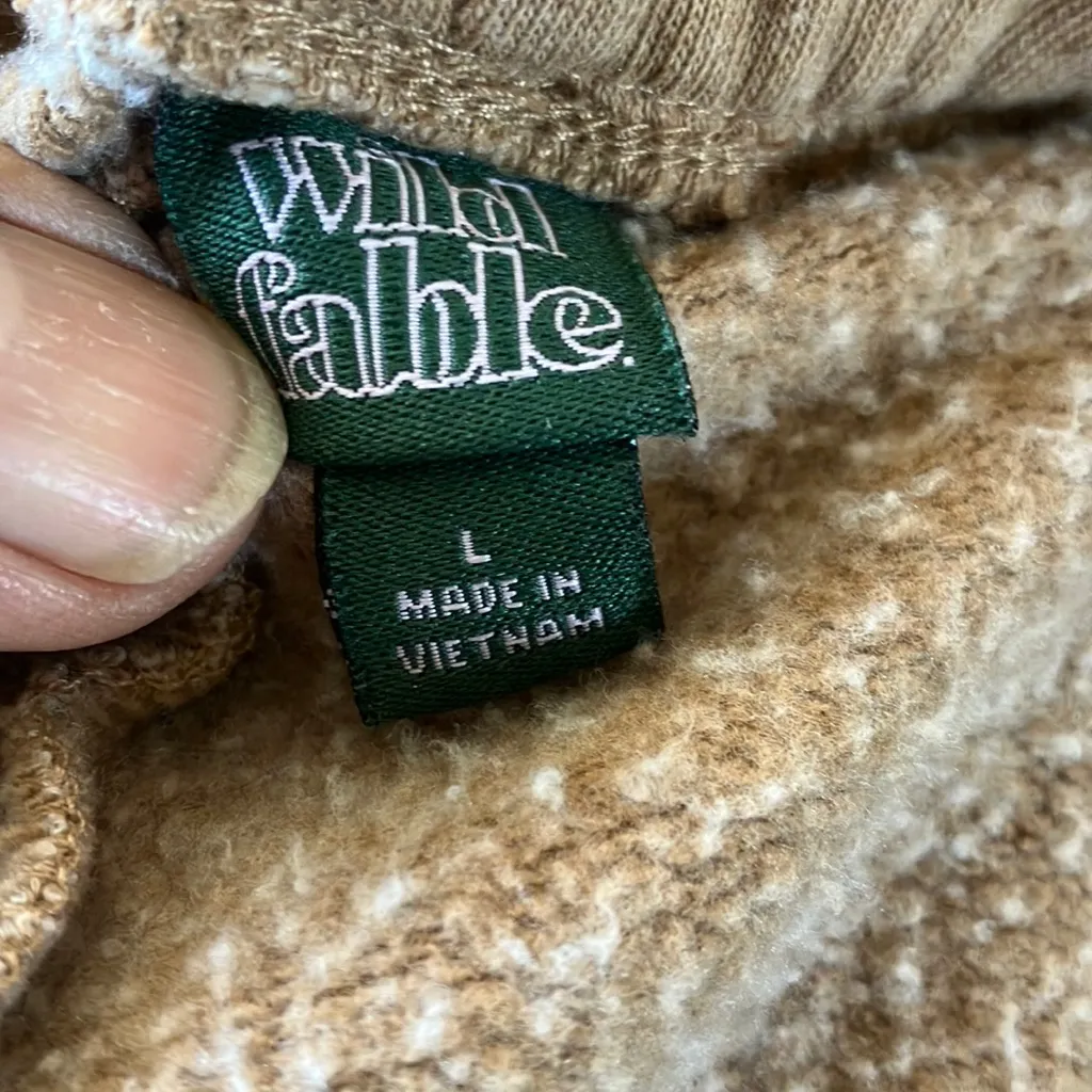 FINAL MARKDOWN Wild Fable Camel joggers large - Image 2