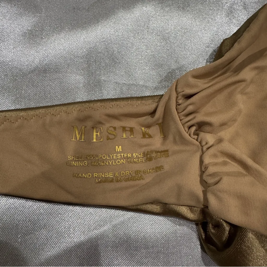 Meshki  Sarika Braided Bikini Top Bronze - Image 7