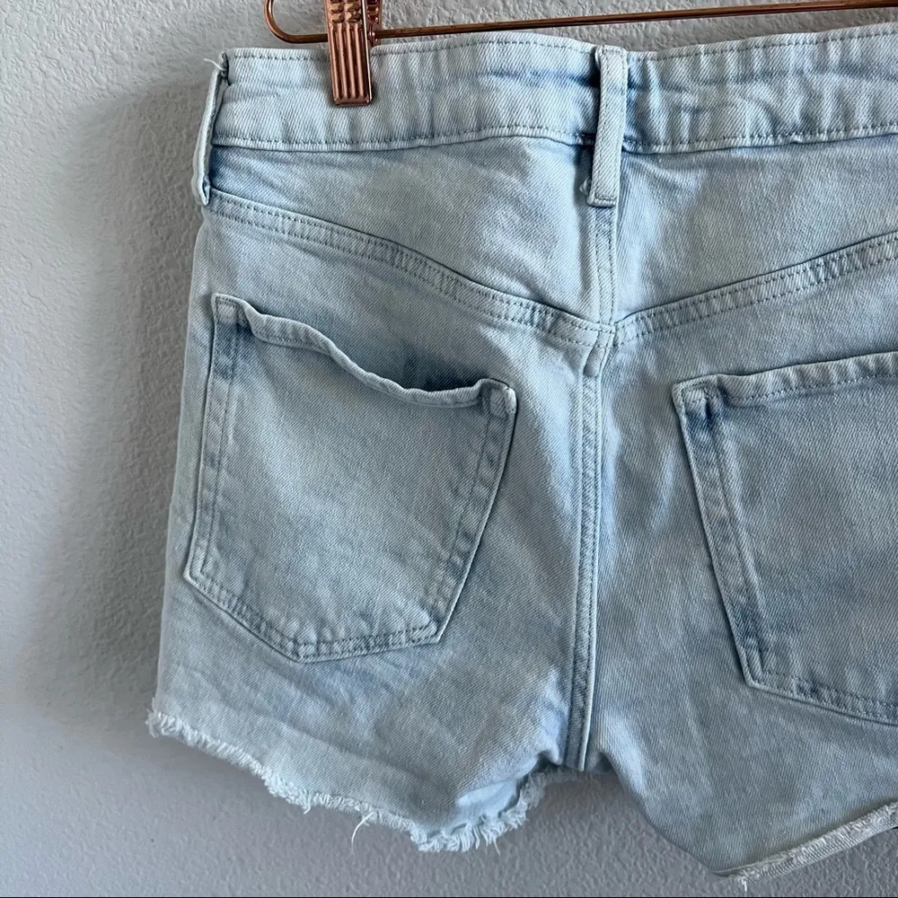 Old Navy OG Bleach Fade Vibe Shorts Y2K 90s Paisley Peak a Book Pockets Raw Hem - Image 9