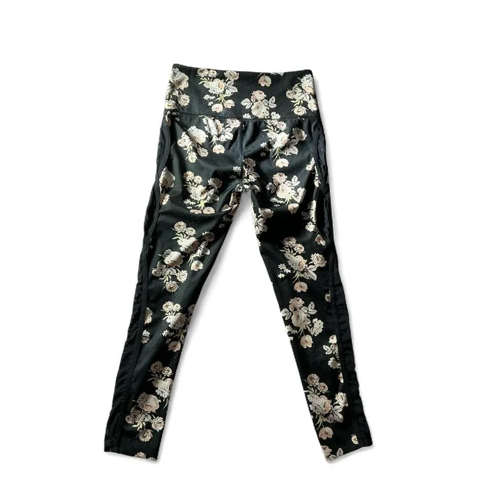 FP Movement Liza Floral Leggings High Waist Athletic‎ Yoga Workout Pants - Image 2