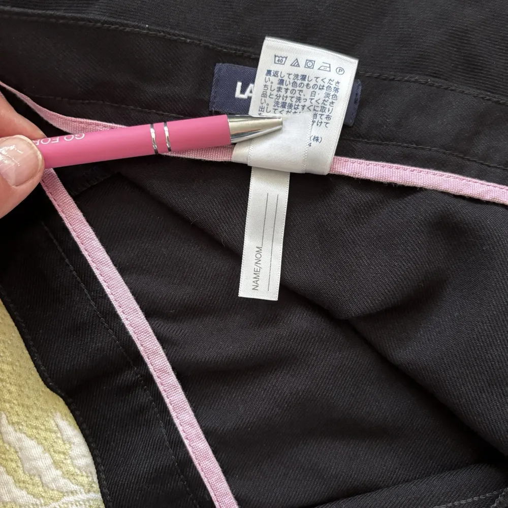 Lands' End Black A Line Skirt Women's Size 8 - Image 12