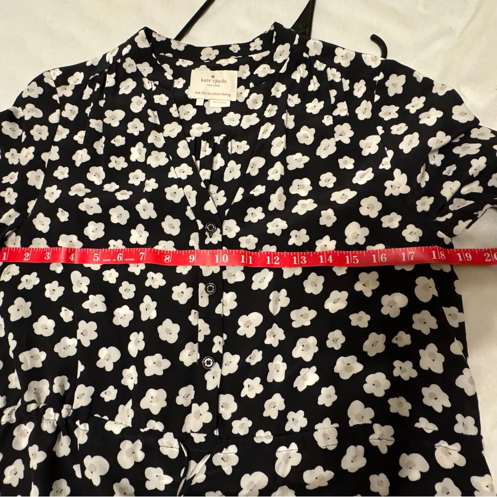 Kate Spade Mini Faye Silk Floral Print size‎ S - Image 14