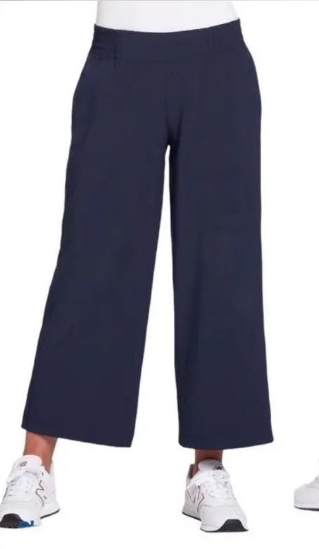 CALIA Journey Cropped Wide Leg High Rise Athletic Pants Blue Women’s Size Medium - Image 1