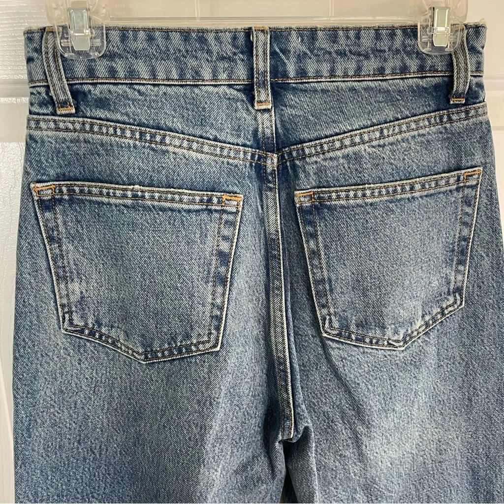 Reformation Wilder Jeans Size 25 High Rise Wide Leg ladies denim retro vibes - Image 6