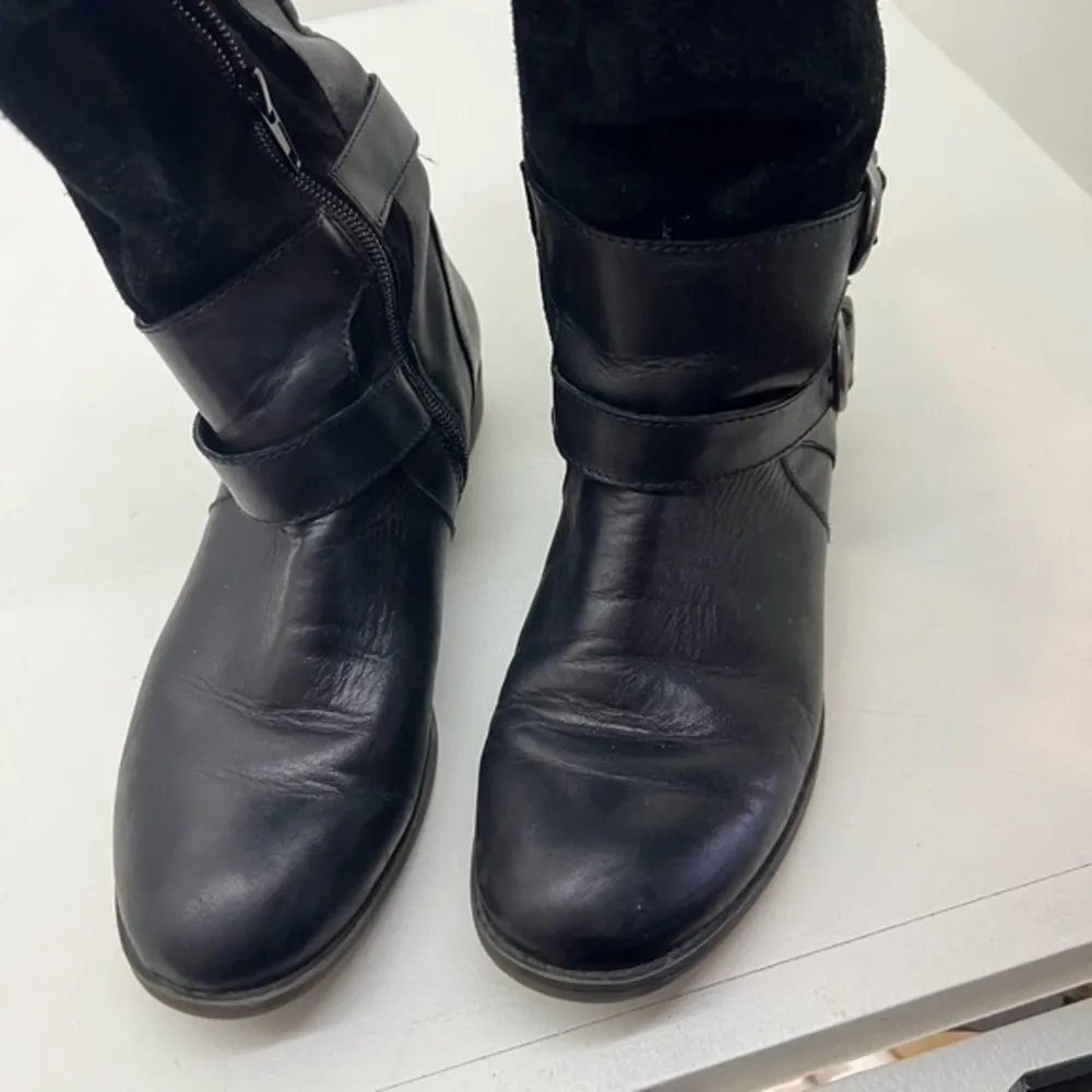 Lucky Brand Zosha Women Round Toe Suede Black Over the Knee Boot size 8 - Image 7