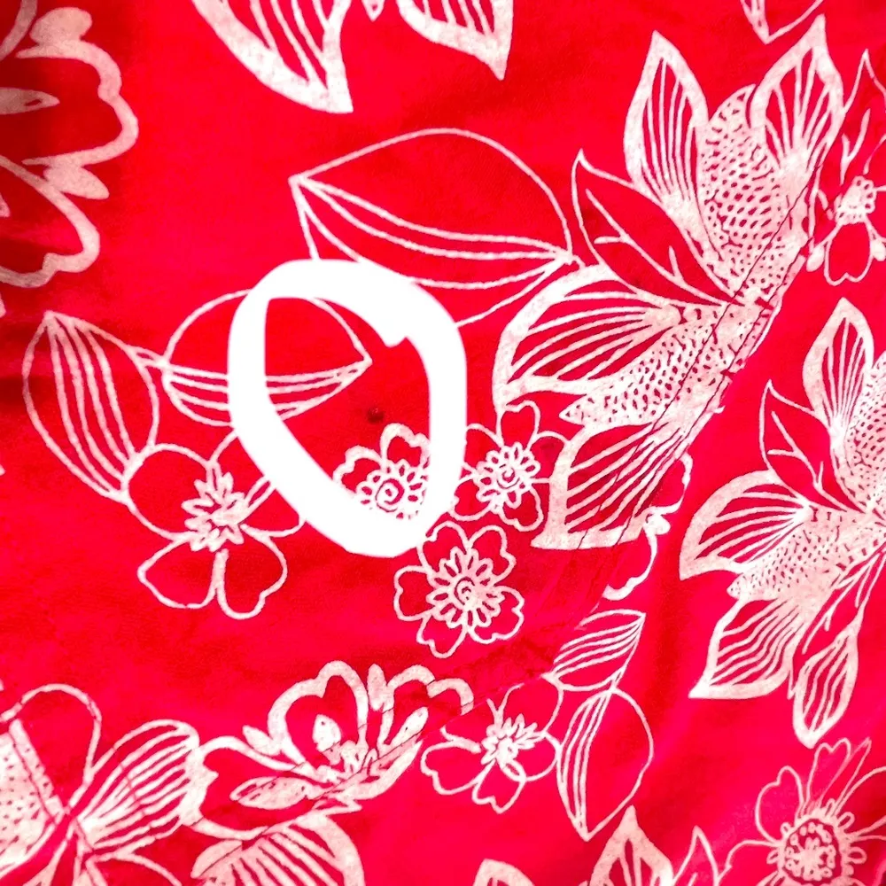 Allyson Whitmore Pink Floral jacket/hoodie size L front zipper long sleeve Size L - Image 11