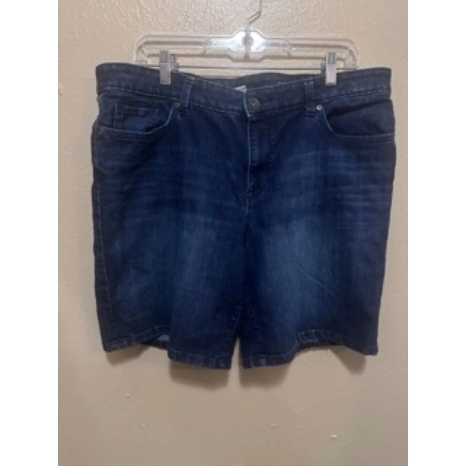 Sonoma Style‎ Boyfriend Denim Jean Shorts Womens Size 14 Blue - Image 4