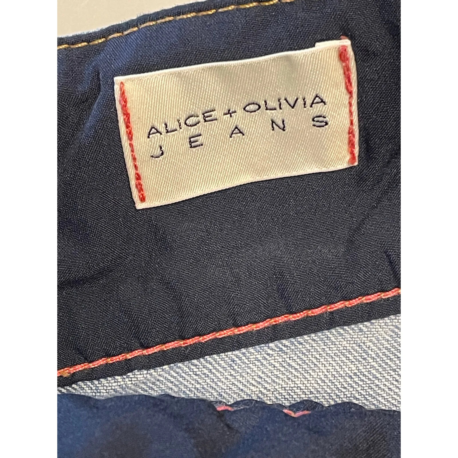 Alice + Olivia Short Noah Denim Pleated Skort size 28 Blue - Image 7