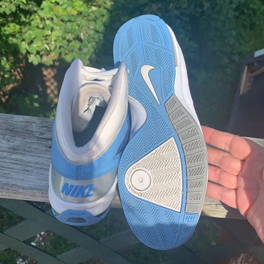 NIKE AIR MAX BASKETBALL SHOES 407708-402 WOMENS  Sz 8 CAROLINA BLUE 2010 *RARE* - Image 4
