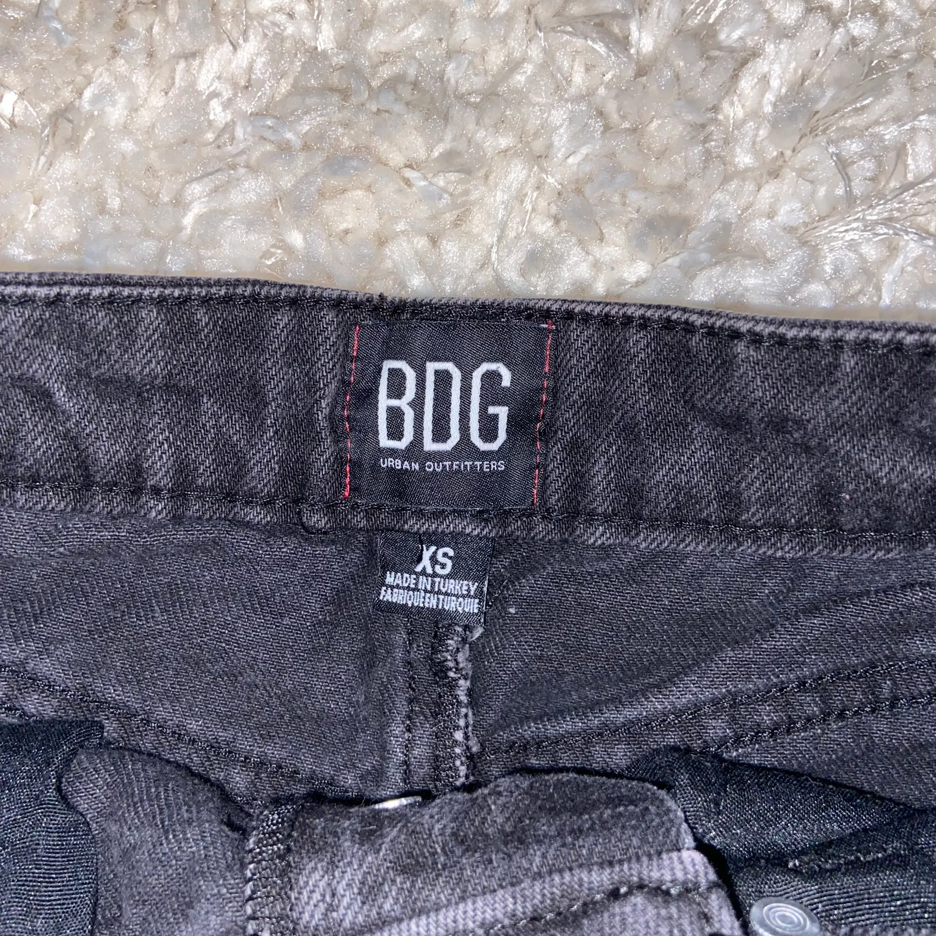 BDG Black Denim Mini Skirt - Image 4