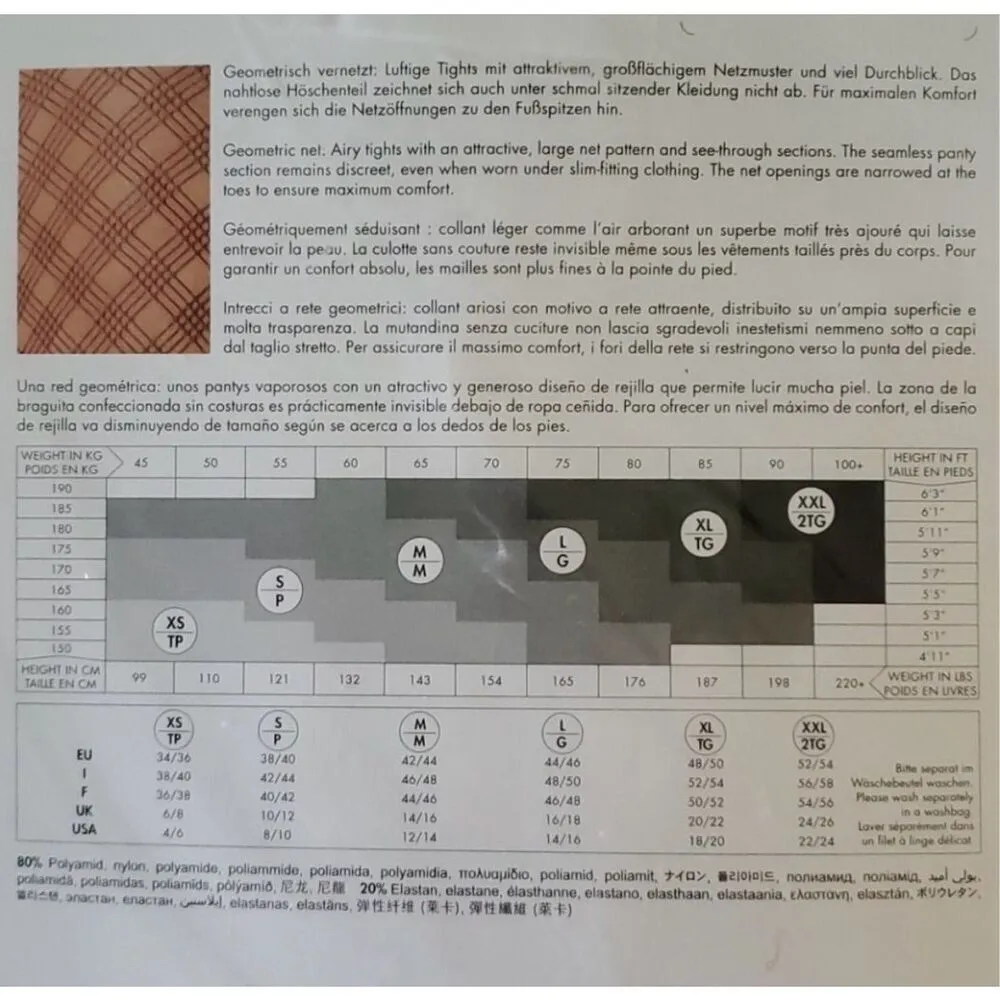 Wolford Women's Black Bobbi Tights size small new in package Black - Image 4