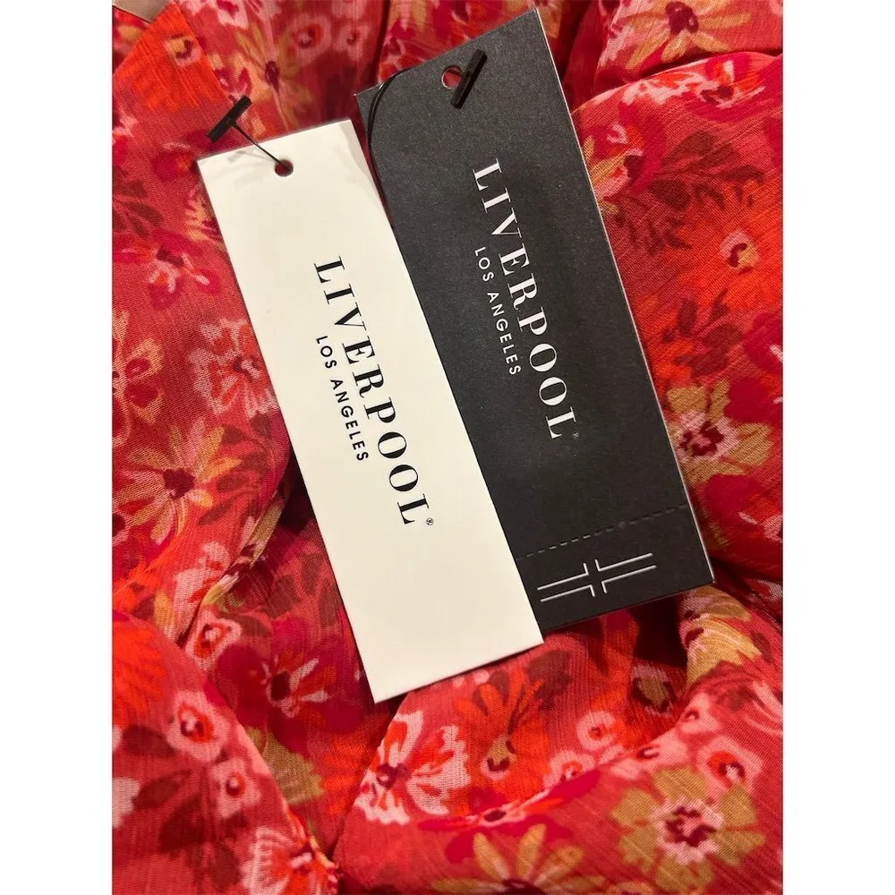 Liverpool Top Women's Size S Floral V - Image 8