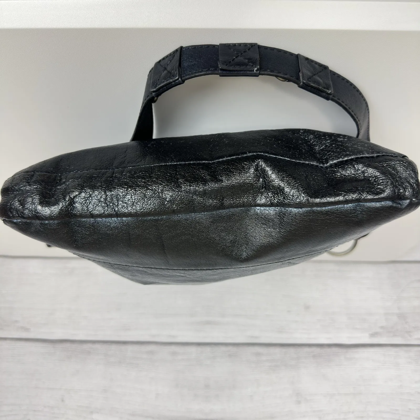 The SAK Pax Leather Bag Crossbody Clutch Convertible Purse Black Boho Western - Image 5