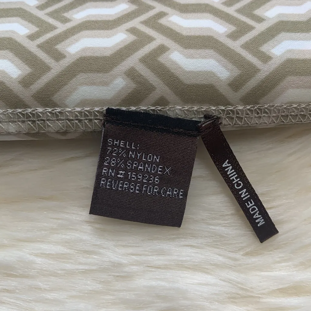 J. McLaughlin Halle Reversible Skirt Floral Geometric Pull On size S - Image 9