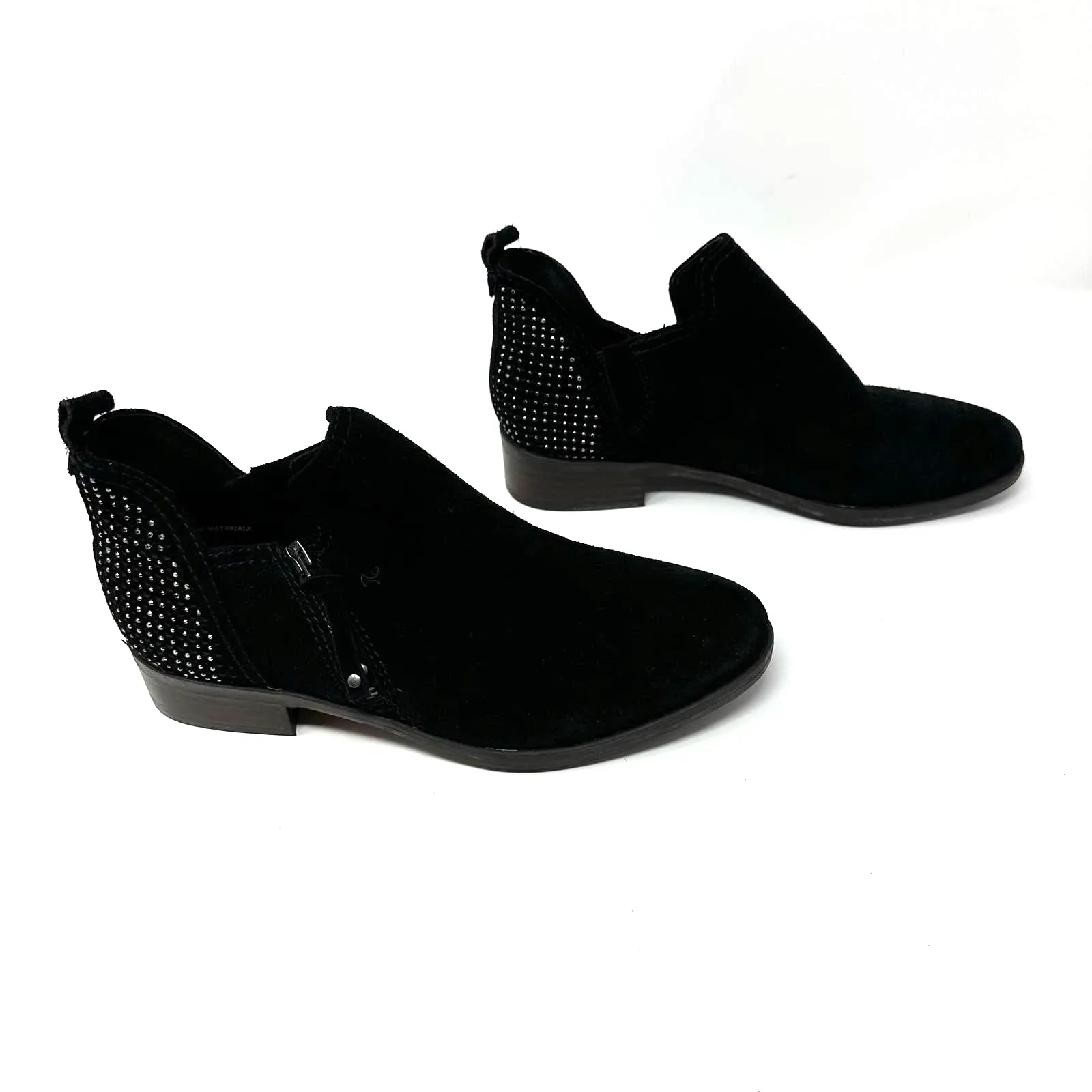 Lucca Lane size 6.5 black booties Syanna leather studded side zip NWOT / NWOB‎ - Image 3