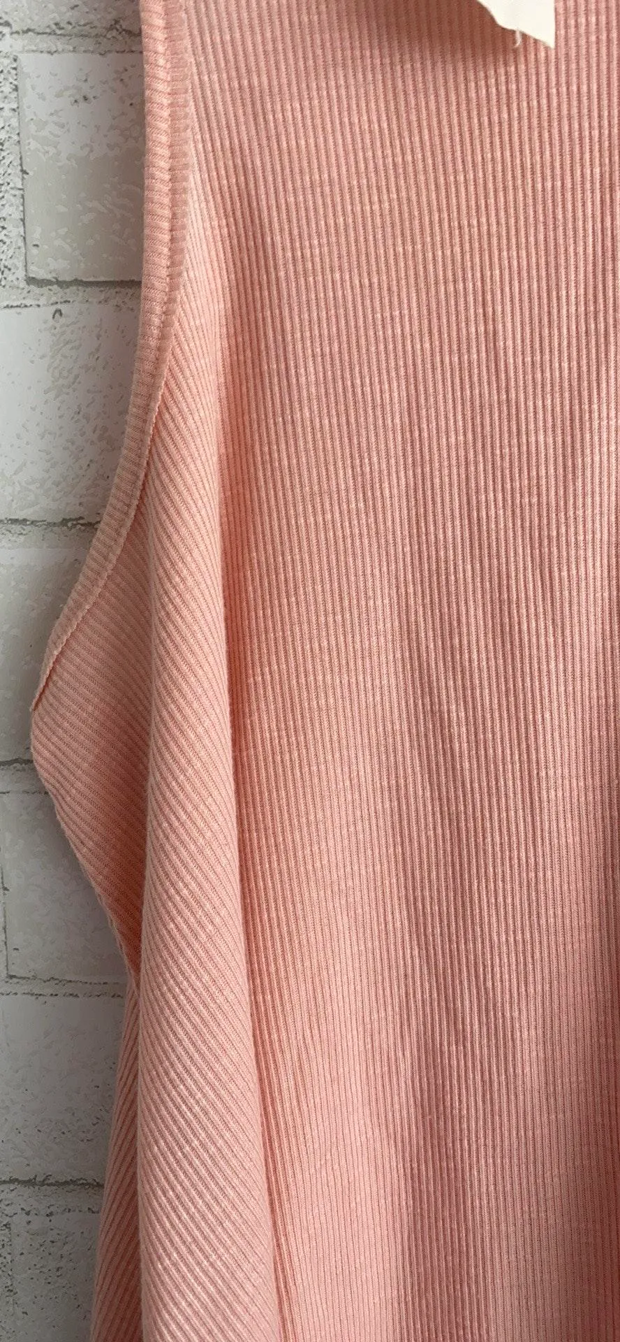 Flowy Peach Tank Top Ribbed - Image 2