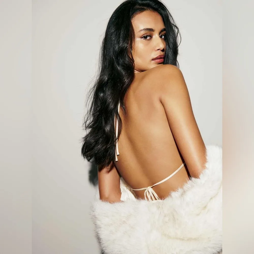 NWT Reformation Jeany White Silk Maxi backless dress size XL Fior de Latte cream - Image 2