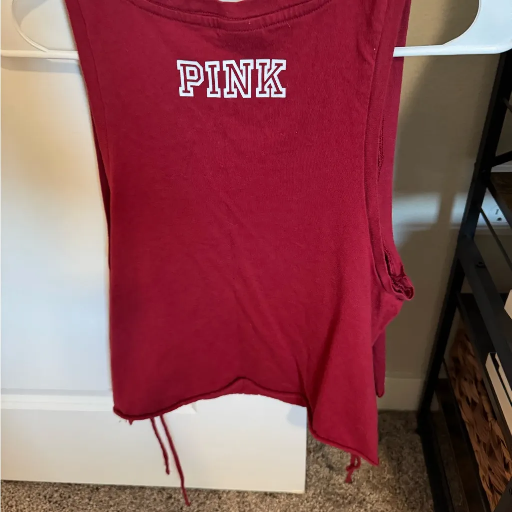 PINK Victoria's Secret Red Indiana Hoosiers Tank Top - Image 2