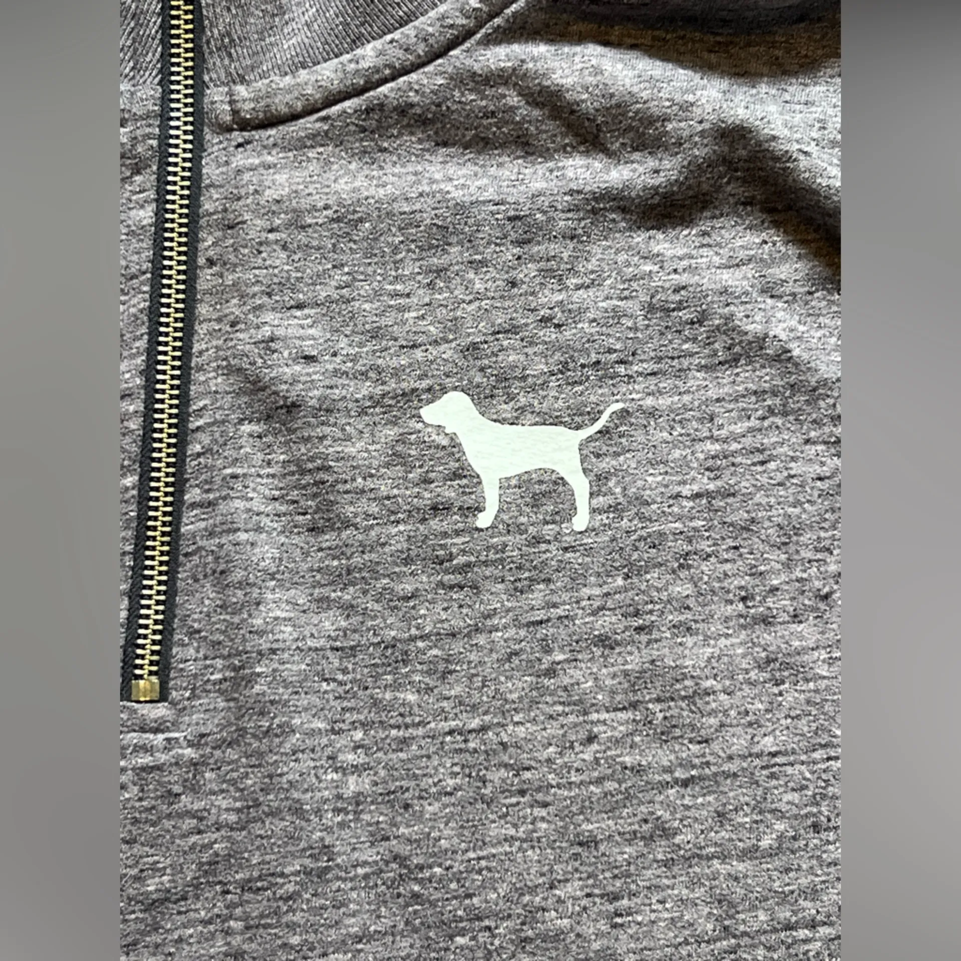 Victoria's Secret PINK Zip-Up - Heather Gray - Image 4