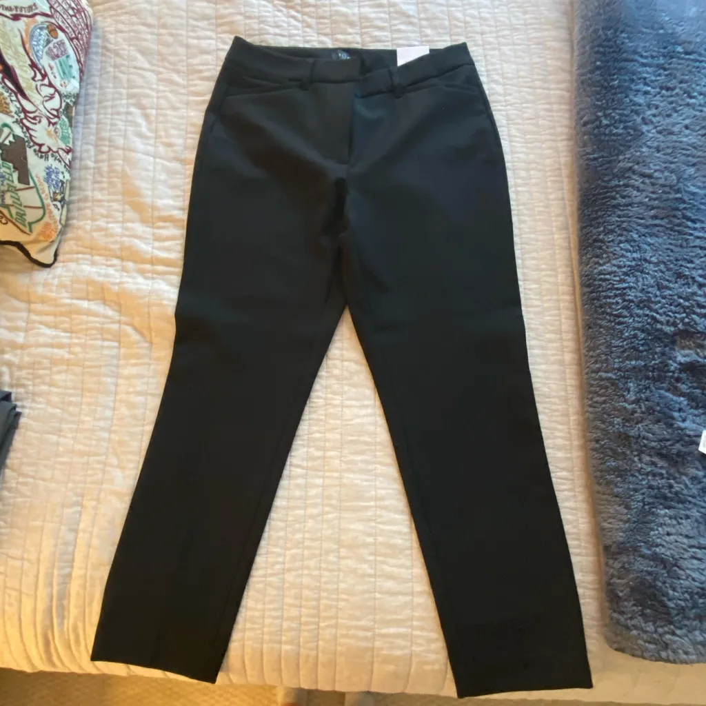 WHBH Comfort Stretch Slim Ankle Pants - Black - Image 4