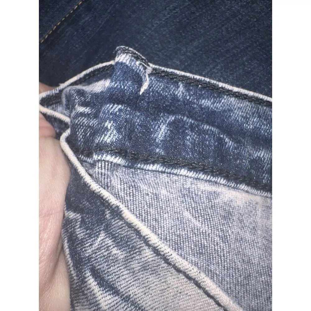 Aphrodite Jeans Women‎ Size 24 24x28 Skinny Straight Leg Stretch Blue 0215 - Image 6