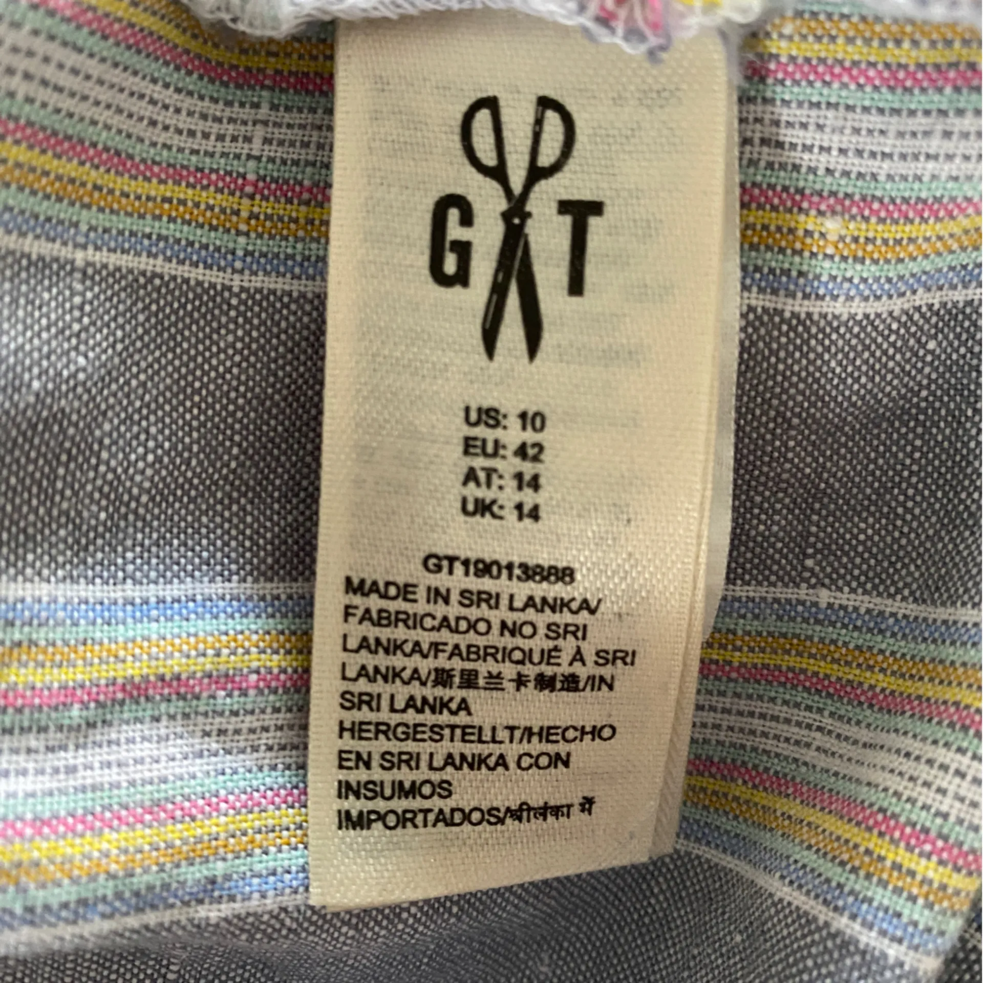 Goodthreads Women's Washed Linen‎ Blend Button Front Romper Size 10 - Image 6