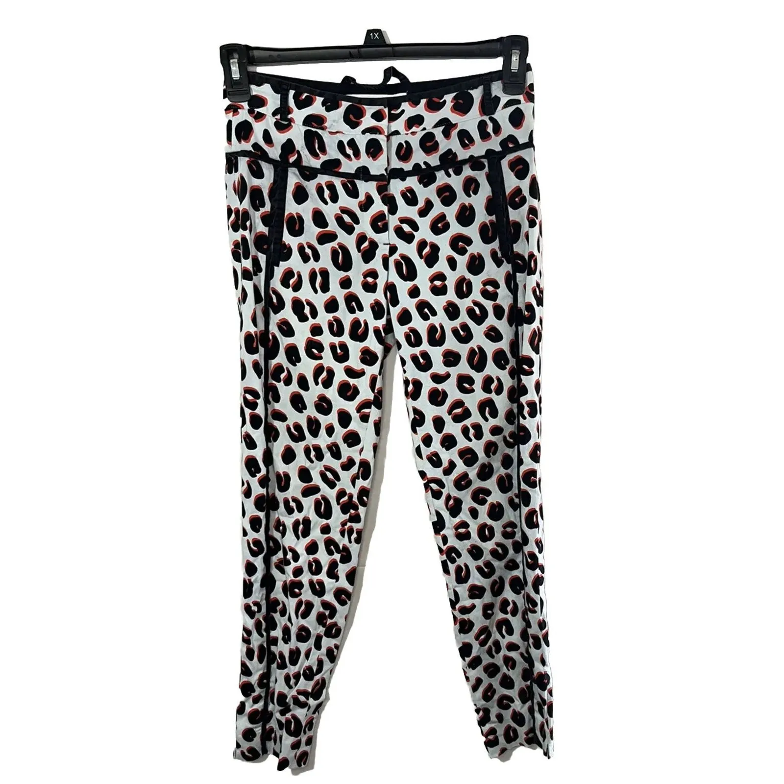 Veronica Beard leopard print Slim Fit ankle pants - Image 3