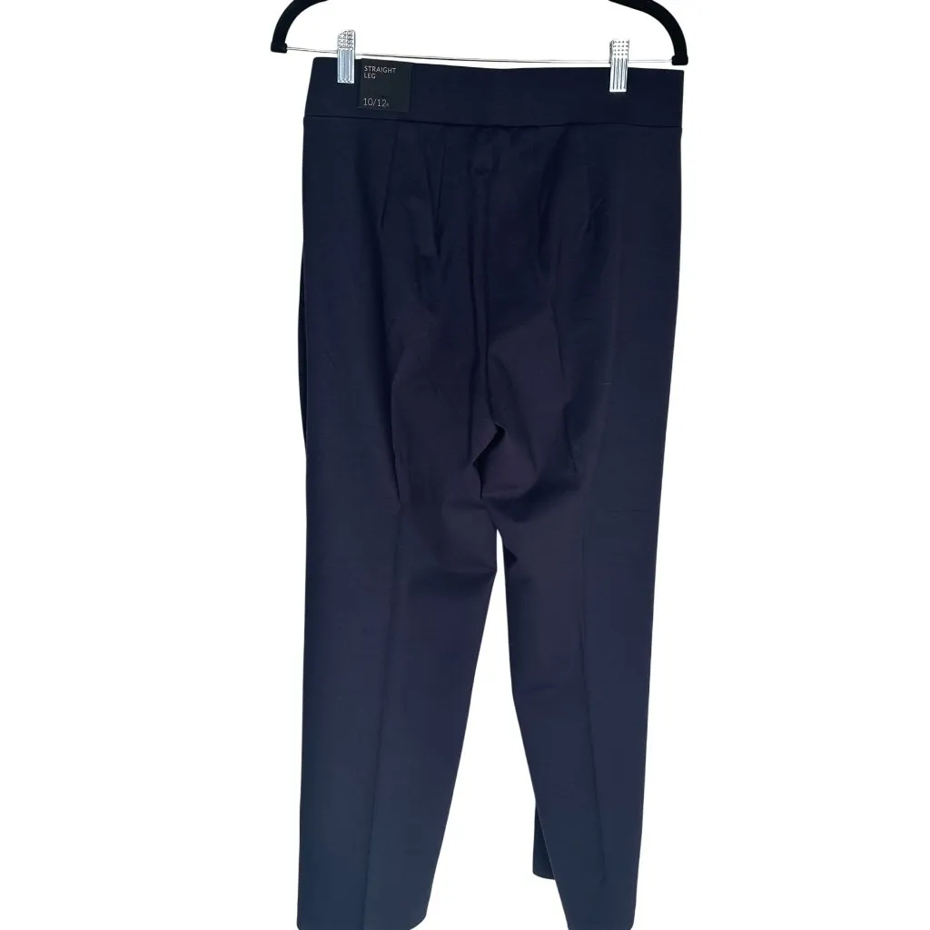 Lane Bryant Size 10/12 Womens Navy Business Casual Ponte Straight Leg Pants - Image 6