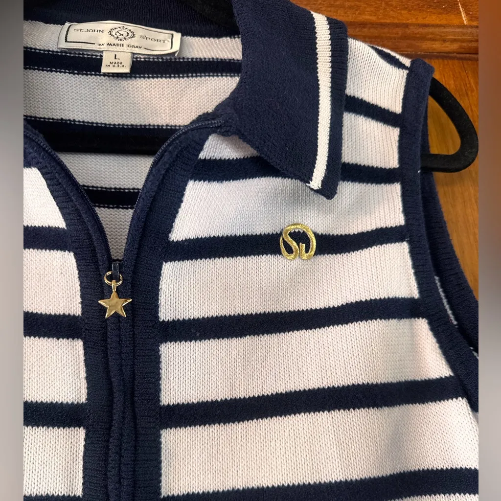 St. John Sport Dior Front Vest - Image 4