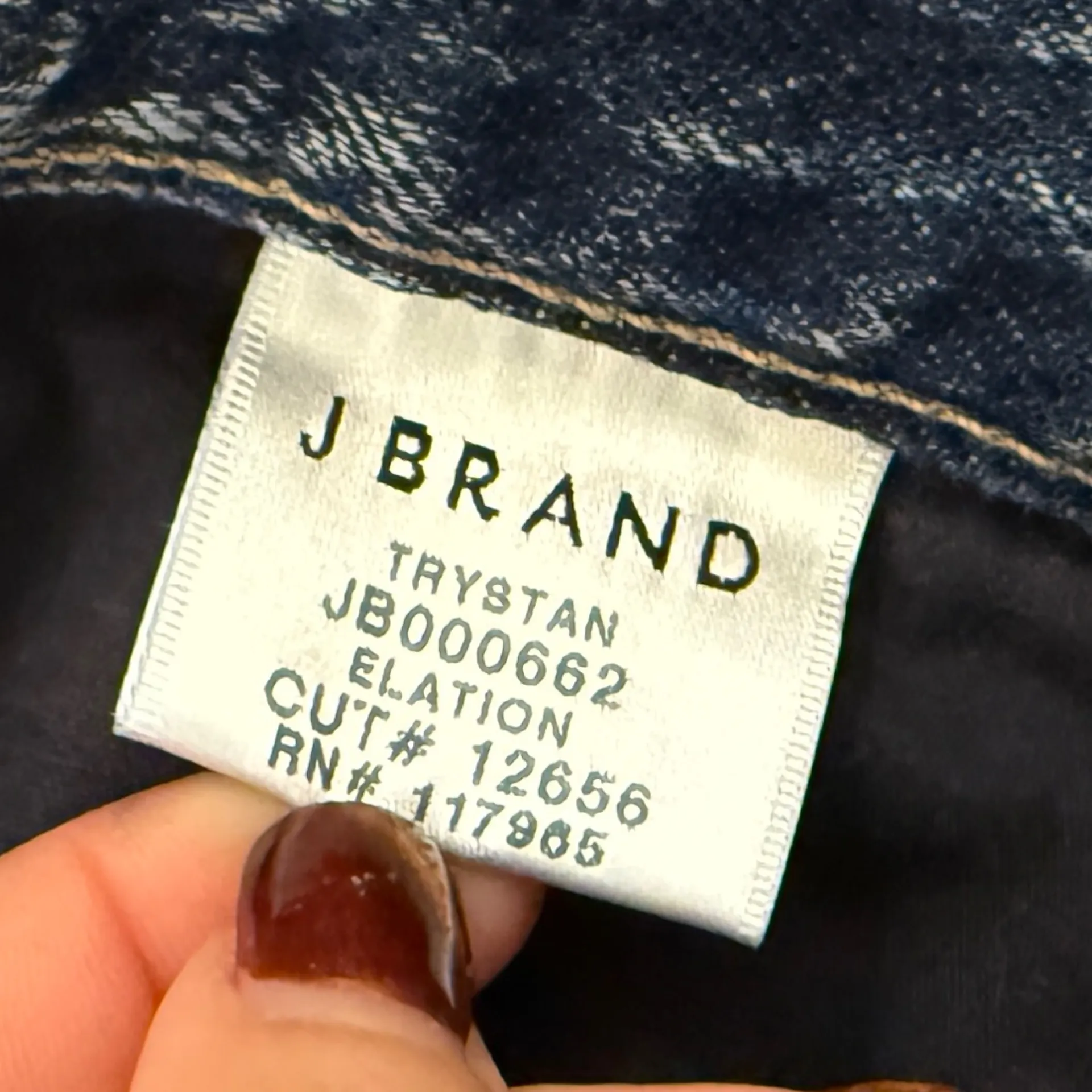 J BRAND Women's Acid Wash Denim Midi Skirt Size 27 - Image 5