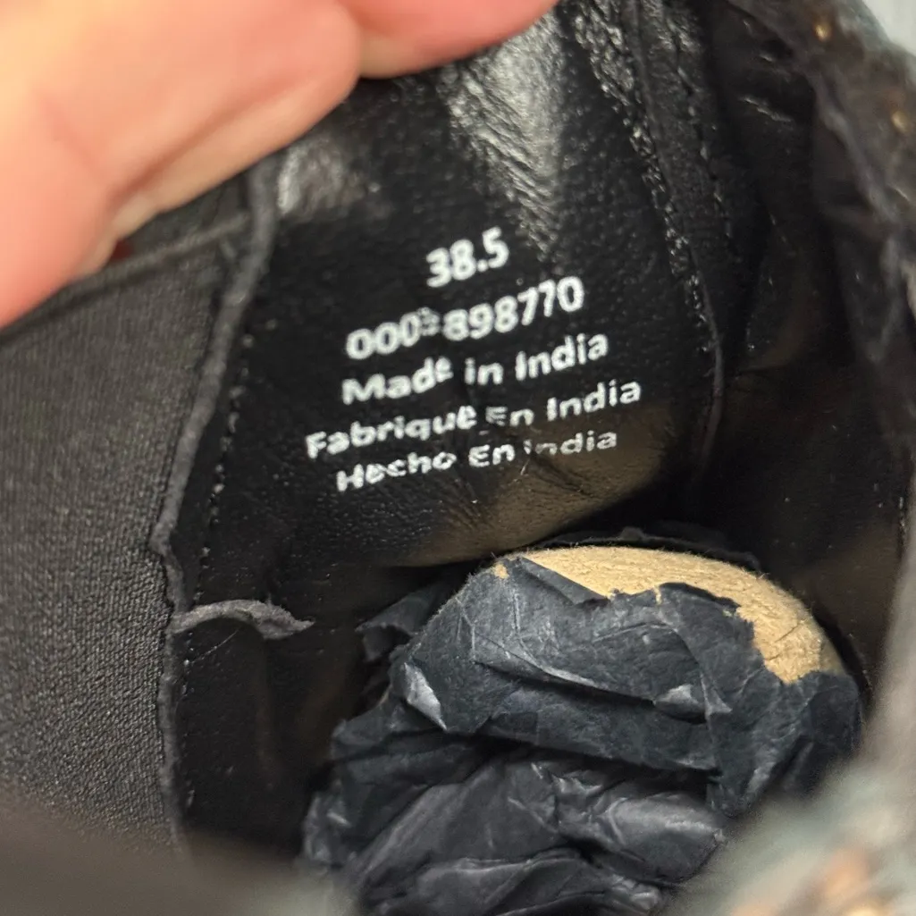 Free People Atlas Puffer Chelsea Boot Black Size 38.5 (US 8) New in Box - Image 5