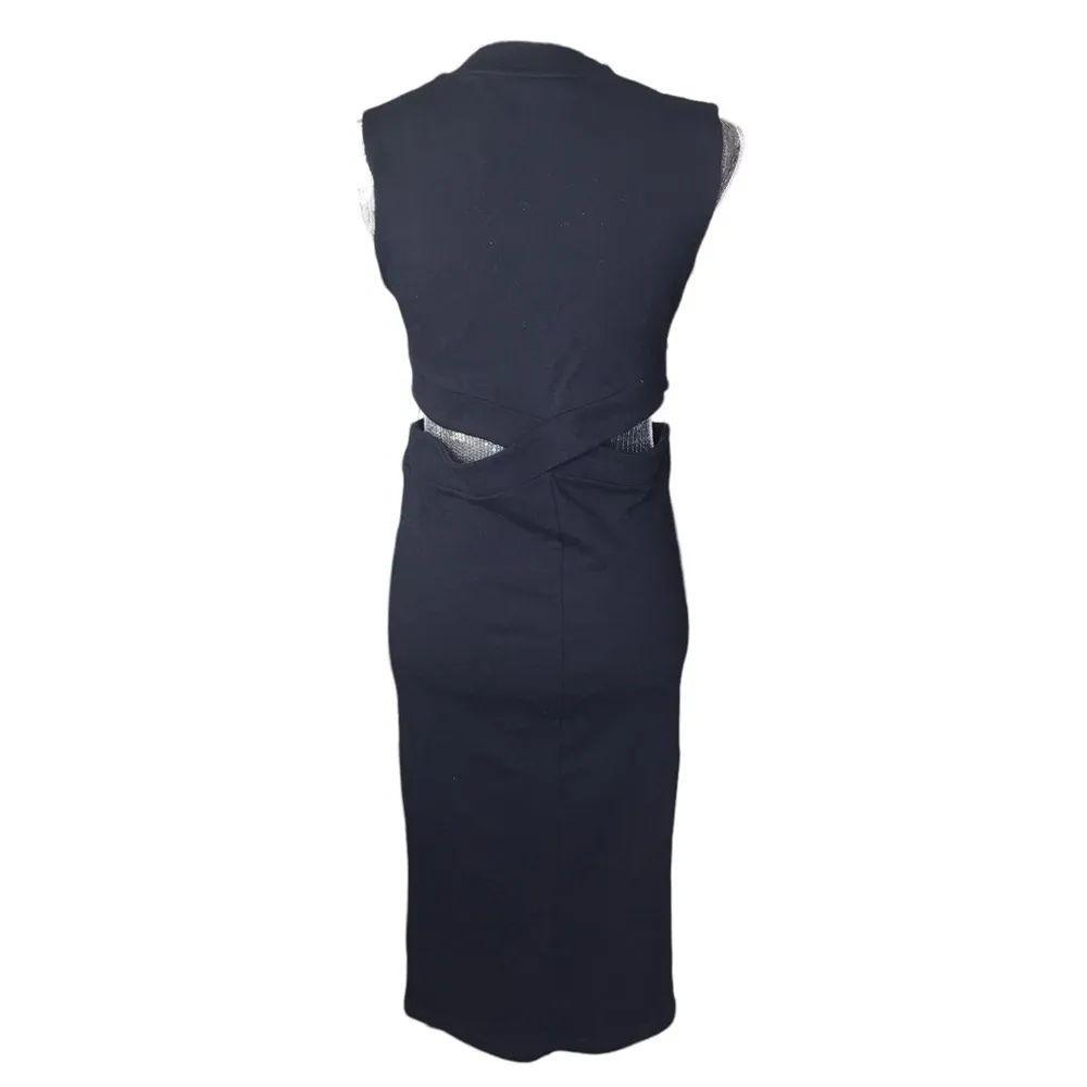 Cheap Monday Stockholm Astral Cutout Knit Dress Black Large - Image 5