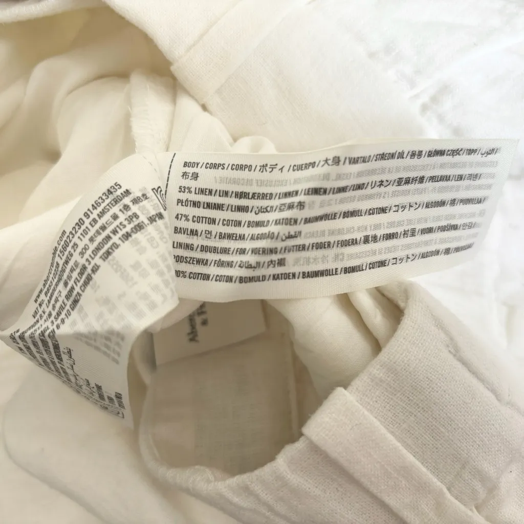 Abercrombie & Fitch Sloane Tailored Linen-Blend Pant - Image 5