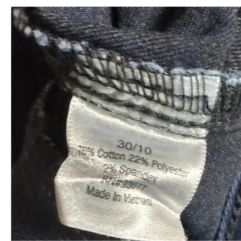 a.n.a  Blue Denim Size Zipper Skinny Jeans Sz 30/10 - Image 11