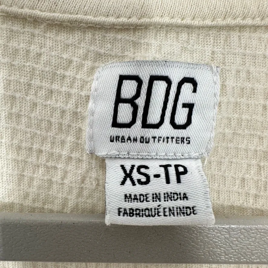 BDG Urban Outfitters Peplum Top Cream Lace V Neck Boho Prairie Festival Babydoll - Image 6