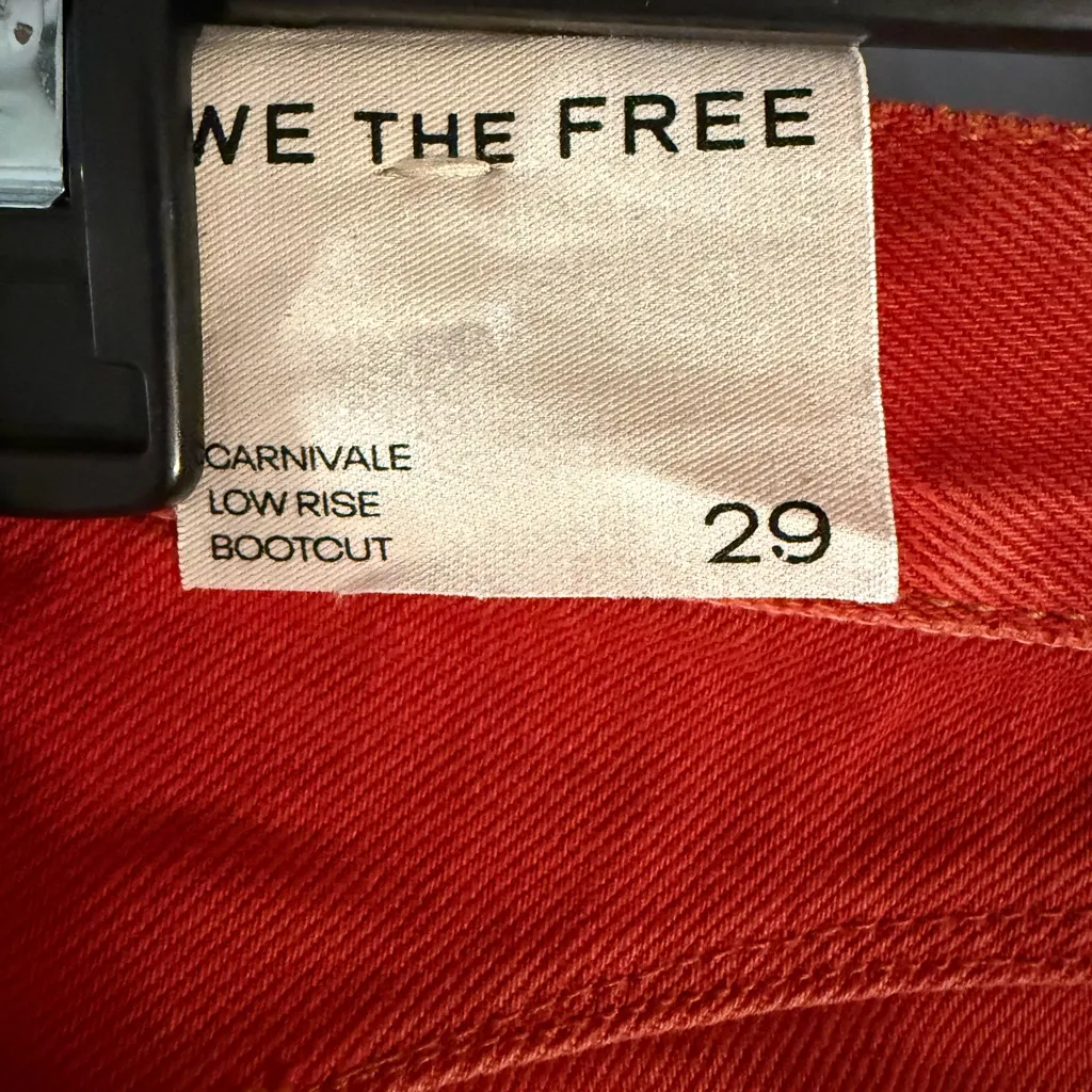 Free People Carnivale Low Rise  Jeans - Image 7