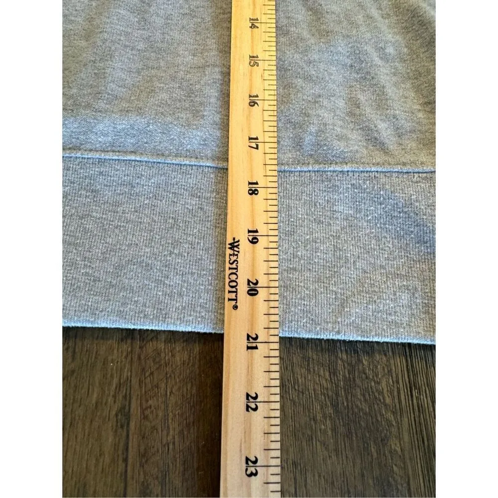 All saints boxy pullover crewneck sweater size medium oversized grey - Image 7