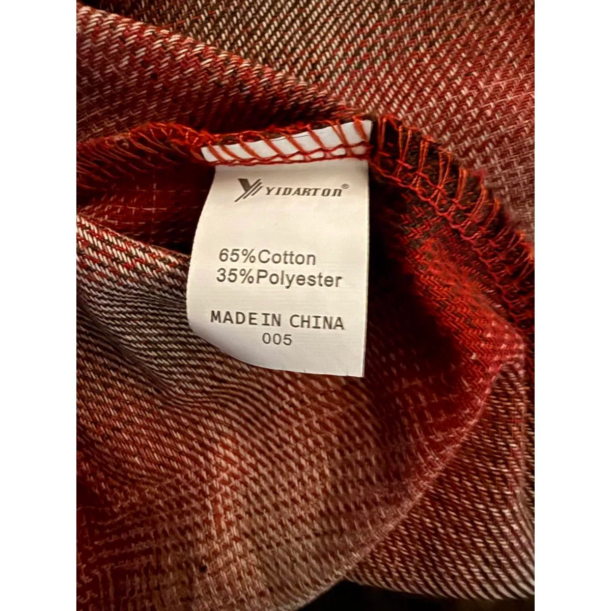 New Yidarton Women's Top Shirt Large Lace Up Tie Cotton Polyester Pink Red White - Image 9