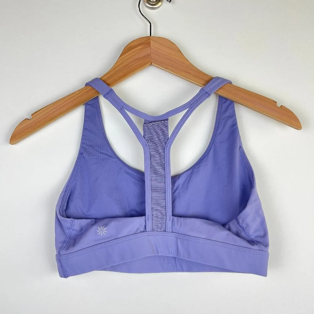 Women’s Athleta Ultimate Lavendar Racer Back Sports Bra - size XS - Image 4