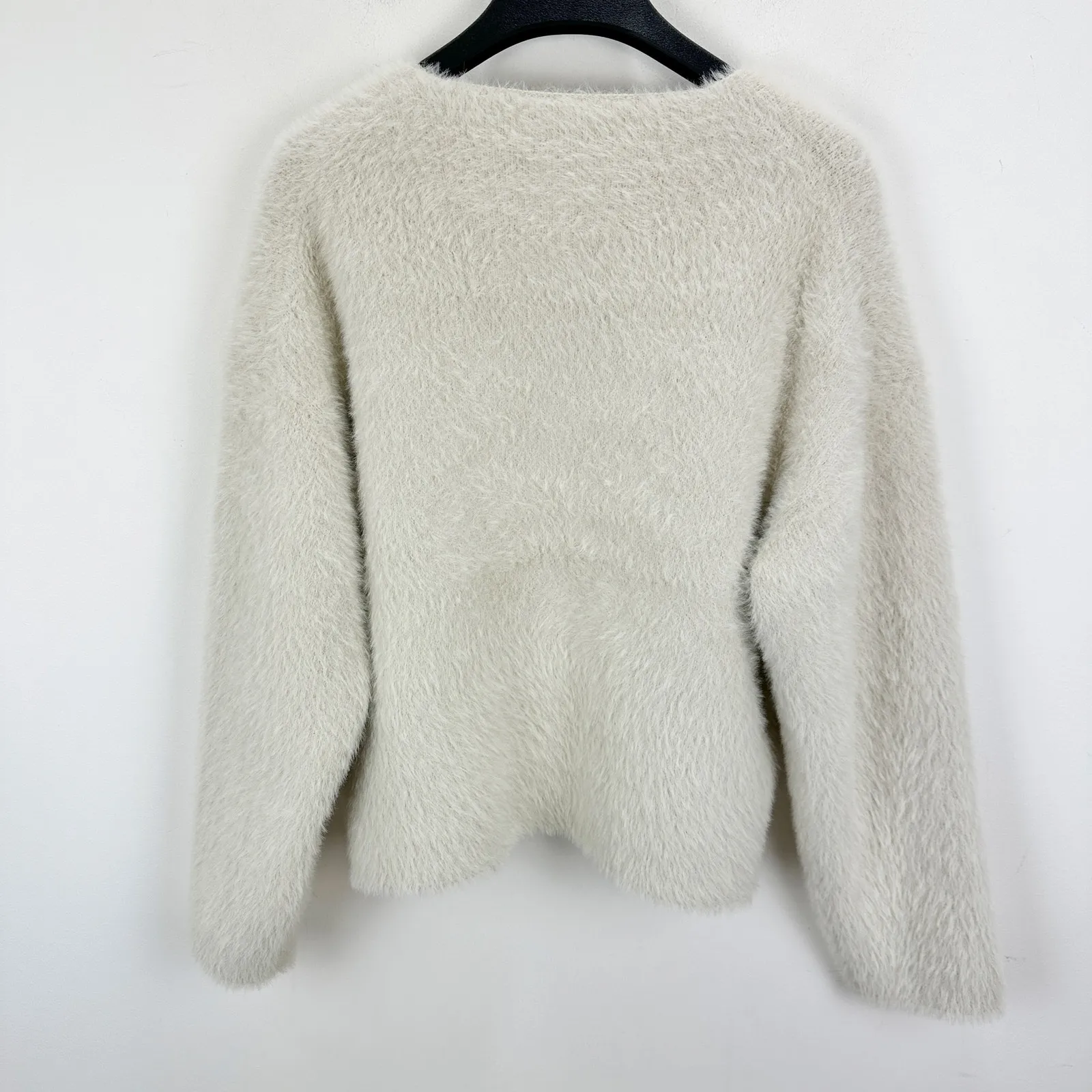J.Crew Collection Oversized Double Faced Wool Blend Jacket Brushed Cream XS - Image 10