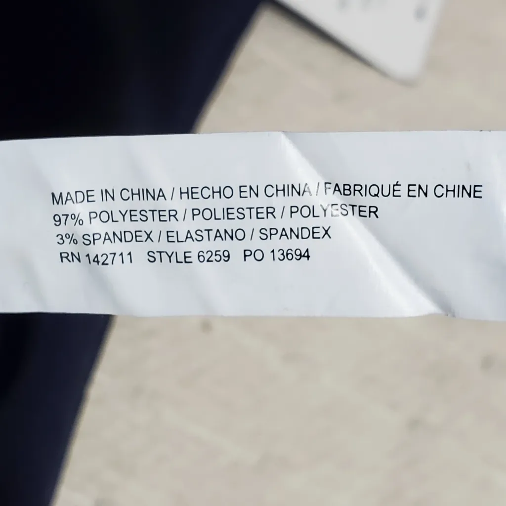 ELOQUII front cascading ruffle navy blue midi dress, Size 18 ‎ Dress  NEW - Image 8