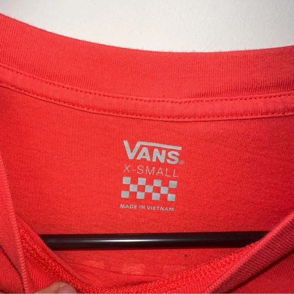 VANS Orange Long Sleeve Crop Top! - Image 3