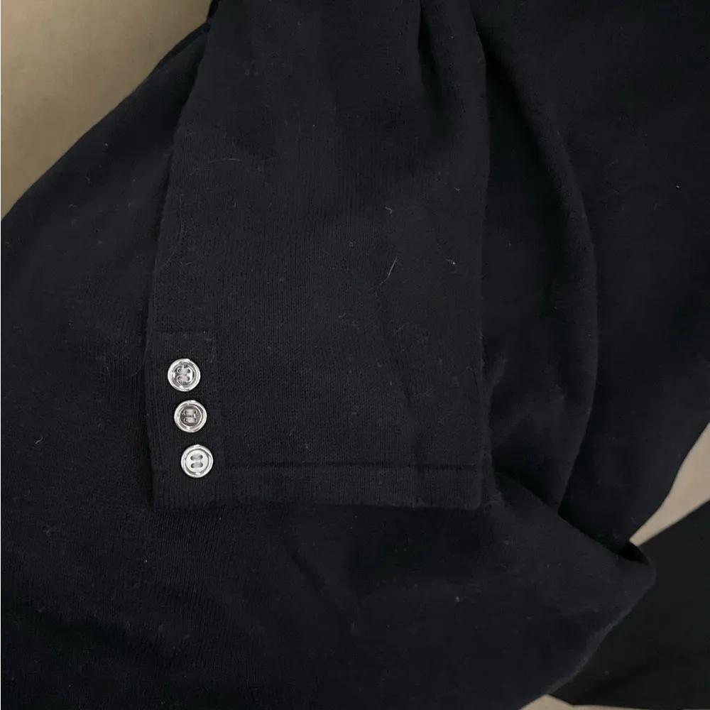 NEW Karen Scott Black Boat neckline Sweater Top Size S 3/4 Sleeves - Image 6