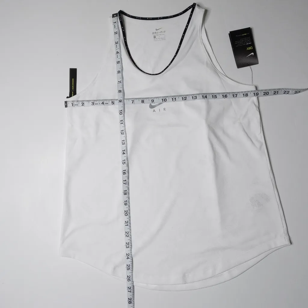 Nike Women's Air Running White Tank Top Size Large - Image 13