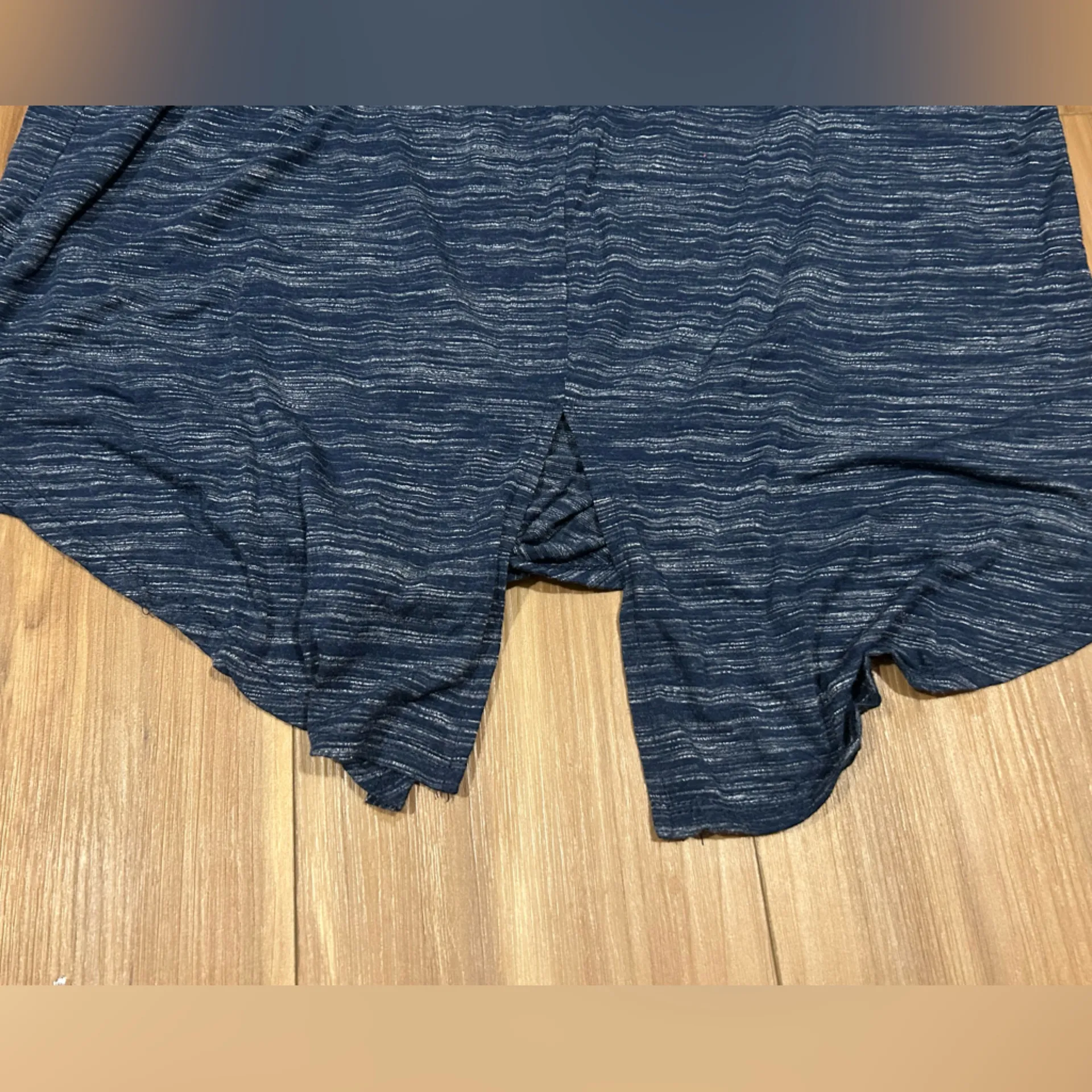 Fashion to Figure Navy Tank Top with White Letters Tie Font Size 1X - Image 4