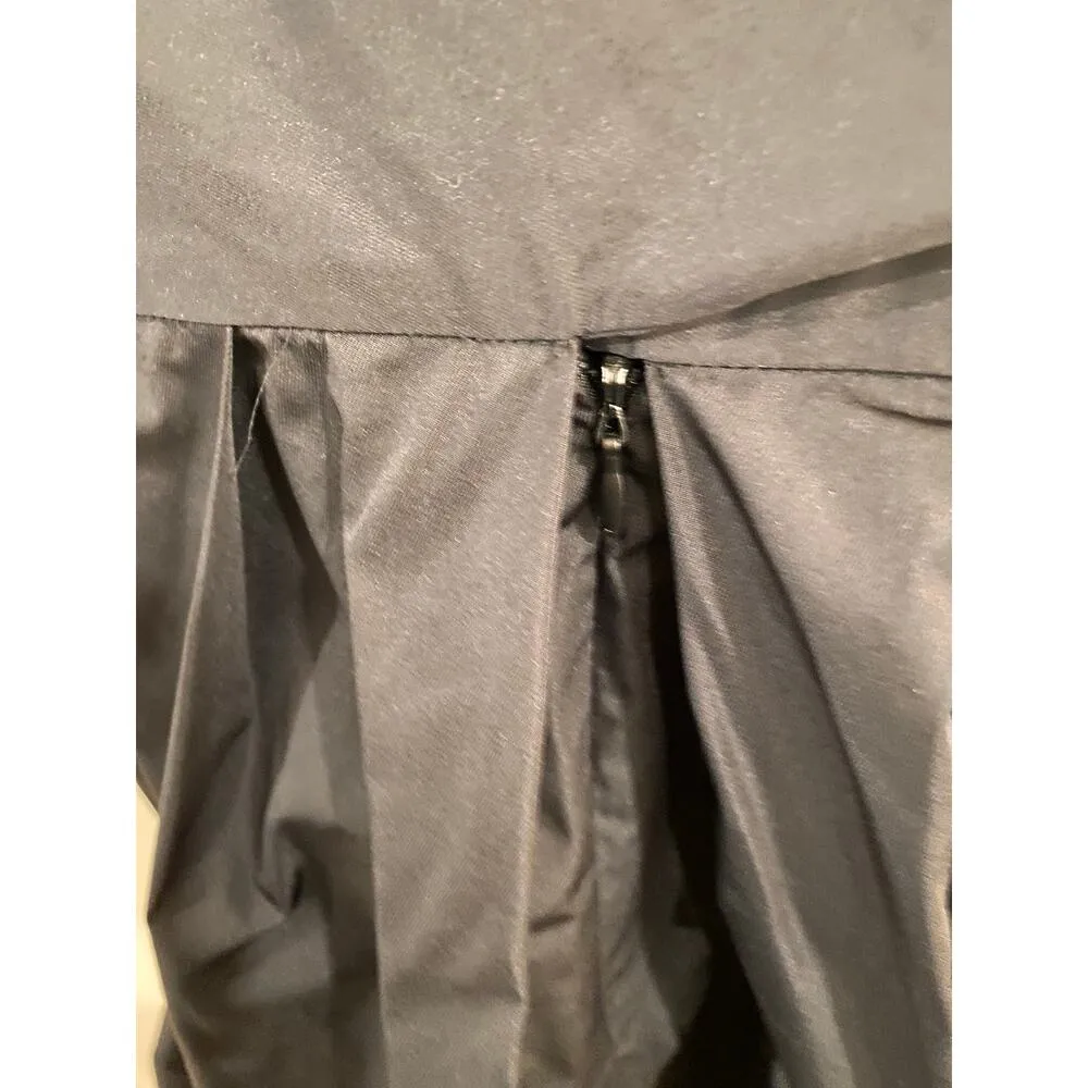 Ralph Lauren Sleeveless Back V-Neck Fit and Flare Mini Dress Black Women's Sz 10 - Image 5