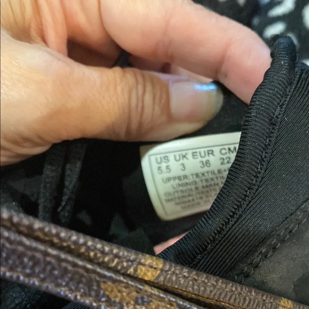 U.S. Polo Assn. Black and White Sneakers‎ with Chunky Sole - Image 7