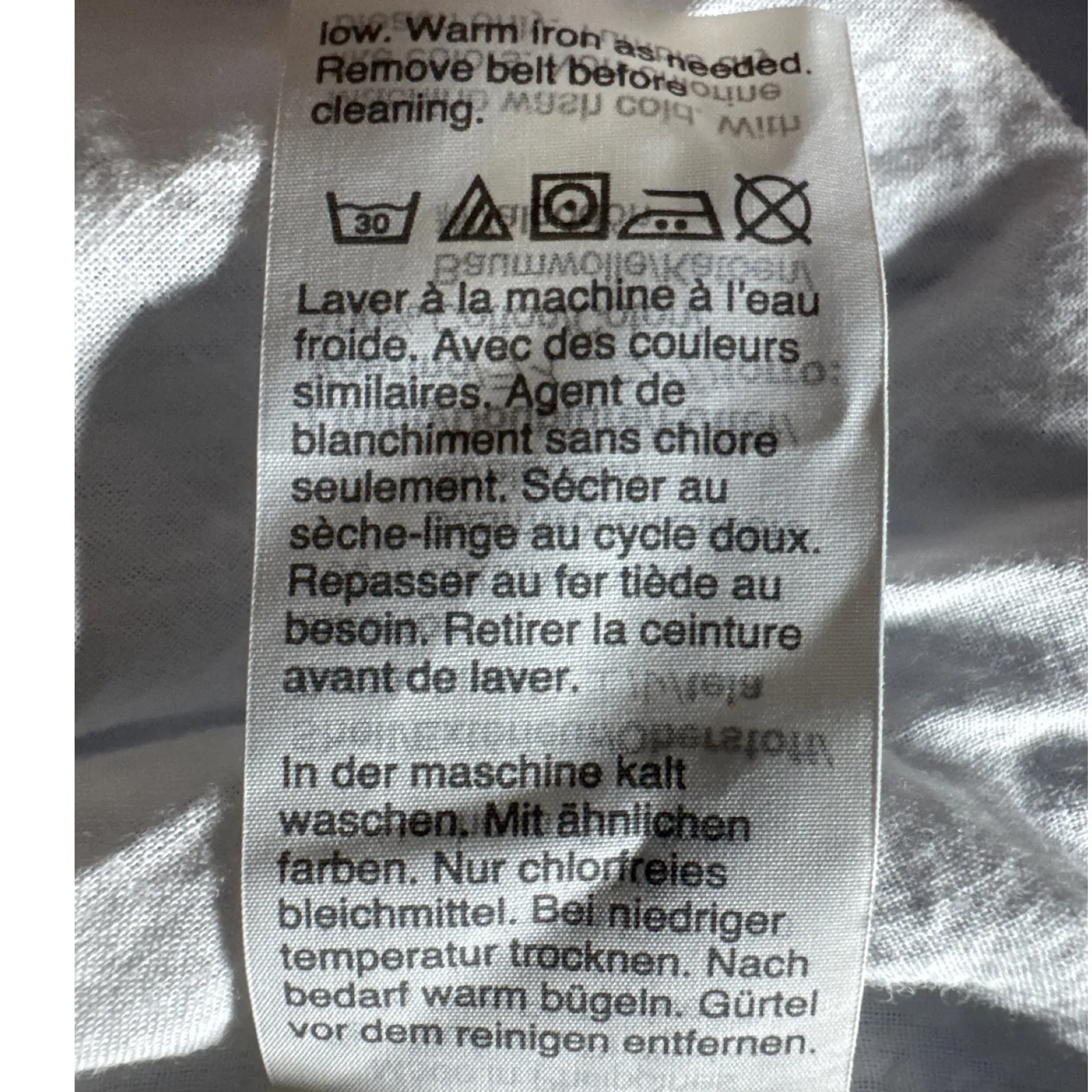 J. Crew Blue White Pinstripe Seersucker V Neck Sleeveless Dress Size 12 - Image 6